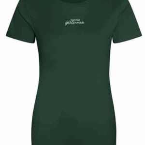 [P] JC005 Average Girls Run Club Ladies Cool T-Shirt Bottle Green SR
