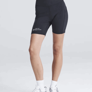 [P] JC288 Average Girls Run Club Ladies Recycled Cool-Flex Tech Shorts Black SR